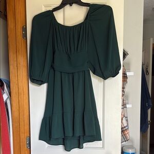Elegant Green Women's Dress